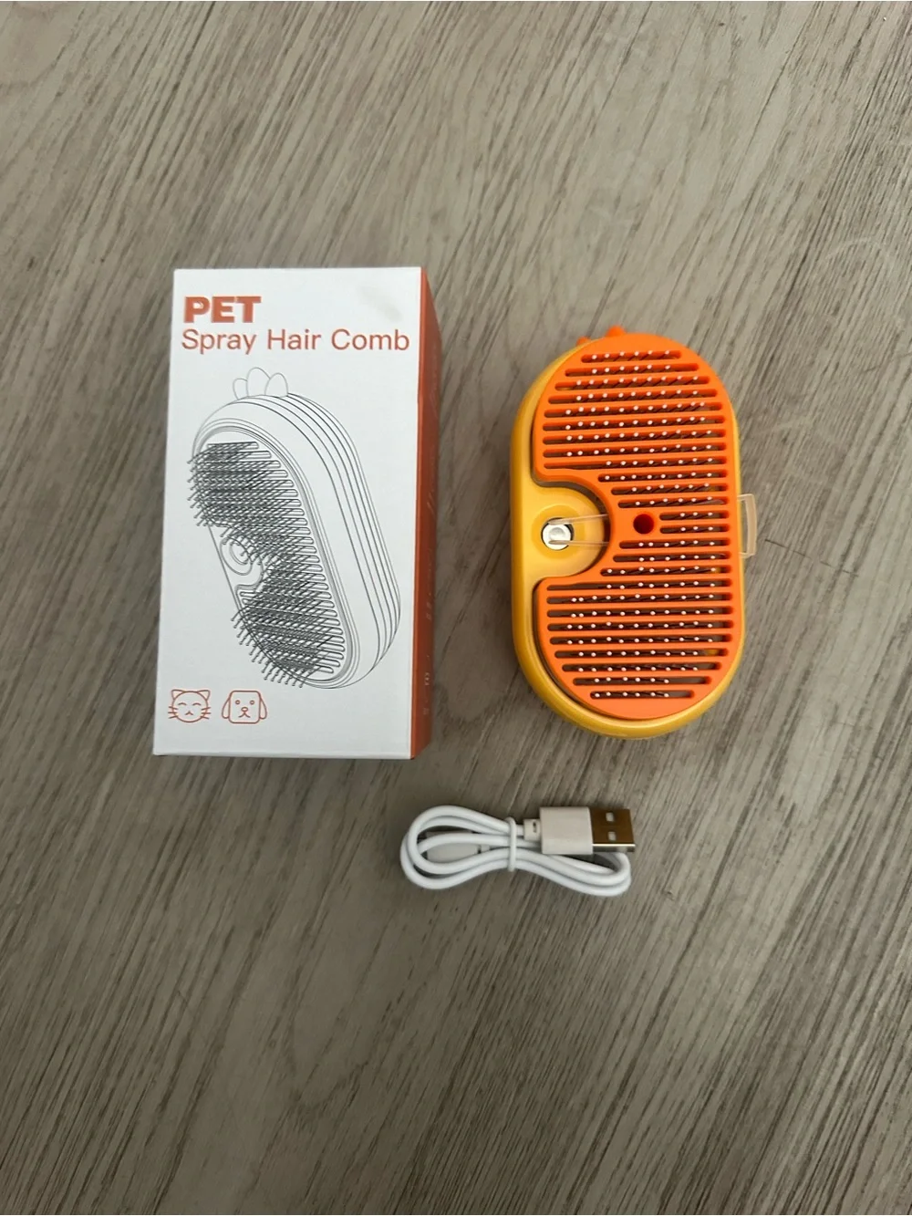 Rechargeable 3-in-1 Steamy Pet Brush Cleanser Set of 2